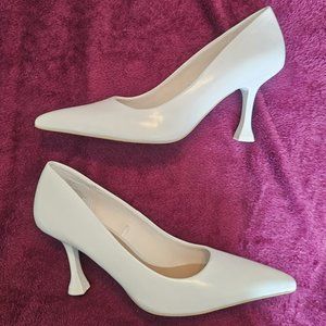 White pumps